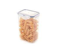 Lock & Lock HPL809 Boîte de rangement rectangulaire - Transparent/bleu, 1,3 L