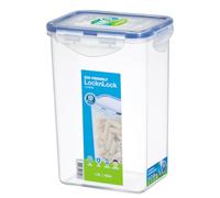 Lock&Lock Boîte de rangement rectangulaire HPL809 – transparent/bleu, 1,3 L