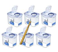 Lock&Lock HPL812F Lot de 6 Boîtes Hermetiques Alimentaires de Conservation 1,0 l