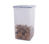 Lock & Lock HPL822R Boîte à Biscuits et Gateaux 4L | Sans BPA, joint hermétique, passe au lave-vaisselle, idéal pour les frites et les agrafes de garde-manger, en transparent