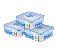Lock & Lock HPL823O3 boîtes rectangulaires hermétiques,3x 870 ml