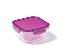 Lock & Lock Plat à Four rectangulaire en Verre Transparent, 630 ML, Verre Plastique, Claire, 750 ML