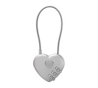 LOCK LOQUAGE AMOUR - Heart Mini Combination Password Candlock, Verrouillage concentrique Verrouillage de Combinaison pour améliorer votre vie amoureuse avec le cadenas de sacs scolaires, sacs à dos et