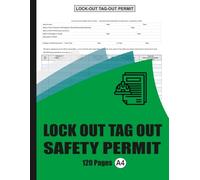 Lock Out Tag Out Safety Permit: Essential Logbook for Workplace Safety & Energy Control