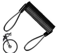 Lock Reminder Cable - Safety Warning Device for Vehicle Doors Equipment | Bright Colored Steel Cable with Sturdy Vinyl Coating, Easy Visibility for Car Motorcycle, Garage Industrial Use 47.24in