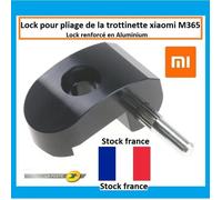 Lock renforcé Xiaomi M365 PRO ESSENTIAL 1S [NOIR] Crochet pliant pour Verrouillage potence pour trottinette électrique XIAOMI