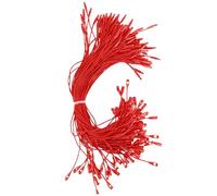 Lock Tag Strings - 100 Pieces Loop Fasteners for Clothing Labels | Hangable Tag Rope Set for Prices Tags Garment Accessories Merchandise, Retail Use, Inventory Management, and Product Display Appl