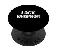 Lock Whisperer Key Maker Lock Picker Locksmithing Locksmith PopSockets PopGrip Adhésif