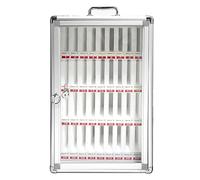 Lockable Mobile Phone Storage Cabinet - Silver Safe for Conference Room - Organize and Securely Store Your Phones - Ideal for Office Or Home Use,Silver,36 Slots