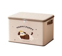 Lockable Storage Box - Decorative Locking Bin, Portable Storage Management Chest, Waterproof Holding Container, Neat Stacking Organization System | For Dorm Laundry Pantry Shelving Areas