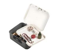 Lockable Storage Box, Large Document Safe Container, Built-in Combination Lock System, 10.31x8.66x4.76 inches, Ideal for Home, Workplace and Travel Portable Use