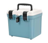Lockable storageBox with Password Protection Large Capacity Organizer Bin for Use | High Strength Design System, Secure Lock Mechanism Structure Feature, Multi Purpose Organization Function,