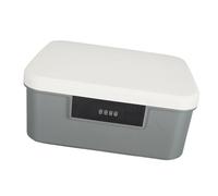 Lockbox, coffre de stockage verrouillable d'une capacité de 9L for fichiers, organisateur de documents, boîte de verrouillage de stockage de mot de passe à Double couche/574