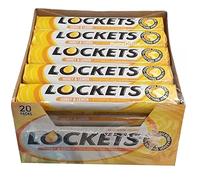 Lockets - Pastilles mentholées - goût miel et citron - lot de 12 sticks de 41 g