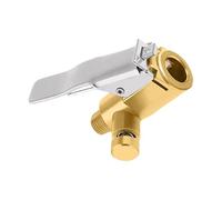 Locking Air Hose Chuck - Clamp Style Inflation Connector, Heavy Duty Quick Release Pump Adapter, Secure Airtight Fitting for Efficient Tire Filling | Bicycle Motorcycle Scooter Car Outdoor Riding Comp