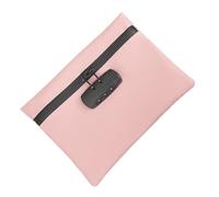 Locking Bag with Combination Lock, Theft-Proof Waterproof Pouch for Personal Items, ABS Secure Organizer for Camping, School, Gym, Office, Dorm, Beach, Home, Portable Storage Solution, 24.5x16cm