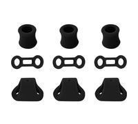 Locking Carabiner Rings | Silicone Coated Heavy Duty Safety Clip, Abseiling Rappel Positioning Connector, High Strength Fastening Device, Reliable Adventure Hardware Tool For Mountaineering Caving Res