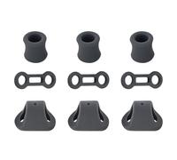 Locking Carabiner Rings | Silicone Coated Heavy Duty Safety Clip, Abseiling Rappel Positioning Connector, High Strength Fastening Device, Reliable Adventure Hardware Tool For Mountaineering Caving Res