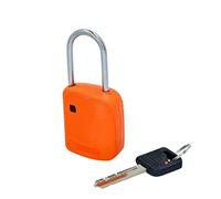 Locking out padlock, orange