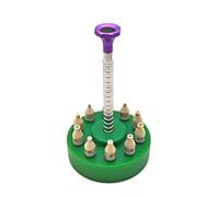 LOCKLGFMCZ 1 jeu d'outils de montage d'aiguilles montre, 10 tailles, presse réglage, outil réparation et d'installation montres for horloger Outils de réparation de montres(Verde)