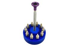 LOCKLGFMCZ 1 jeu d'outils de réglage d'aiguilles montre, 10 tailles, presse, outils réparation montres for horloger Outils de réparation de montres