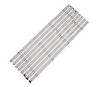 LOCKLGFMCZ 8 pièces/Ensemble Bande de rétroéclairage LED adaptée for Lig 49LJ510M 49LJ58300W 49UH603V 49UH620V 49LW340C 49LW340H 49LF5400 49UH610V 49LH570V 49LH590V Bande Lumineuse TV