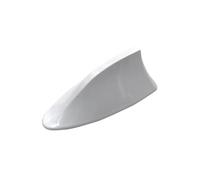 LOCKLGFMCZ Antenne de toit voiture en forme d'aileron requin for Ford Focus 2 3 1 Fiesta Mondeo MK4 Transit Fusion Kuga Ranger Mustang Ecosport Explorer Aileron de requin de voiture(Wit)