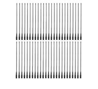 LOCKLGFMCZ Antenne talkie-walkie RHD-771 RT3S SMA-F VHF UHF double bande compatible for Baofeng UV 5R 144/430 MHz compatible for Quansheng K5 K6 Antenne d'interphone(50pcs RHD-771 SMA-F)