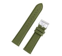 LOCKLGFMCZ Bracelet De Montre Véritable Toile Avec Inserts 20/22 Mm Bord Nylon Boucle À Dégagement Rapide Cosses Ouvertes Sangles Remplacement Plusieurs Tailles(A2,22mm)