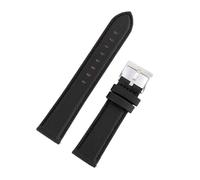 LOCKLGFMCZ Bracelet De Montre Véritable Toile Avec Inserts 20/22 Mm Bord Nylon Boucle À Dégagement Rapide Cosses Ouvertes Sangles Remplacement Plusieurs Tailles(A7,20mm)