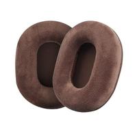LOCKLGFMCZ Coussinets D'écouteurs Confortables, Adaptés for Audio-Technica ATH-MSR7b M10X/M20X/M30X/M40X/M50X/PRO5v/SX1a Accessoires pour écouteurs(Brown Velvet Combo)