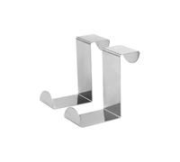 LOCKLGFMCZ Crochet de suspension porte en acier inoxydable, sans perforation, for d'armoire, trace, crochet for vêtements, mural arrière Hook Accessories(2pcs 4cm)