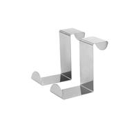 LOCKLGFMCZ Crochet de suspension porte en acier inoxydable, sans perforation, for d'armoire, trace, crochet for vêtements, mural arrière Hook Accessories(2pcs 4.5cm)