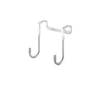LOCKLGFMCZ Crochet double en acier inoxydable forme de S, sans perforation, for porte d'armoire cuisine, salle bain, trace, for rangement serviettes Hook Accessories(Silver Small)