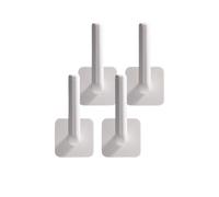 LOCKLGFMCZ Crochet mural for clés, résistant, adhésif, sans trace, perforation, for cuisine, cintre for vêtements Hook Accessories(4 pack)