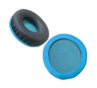 LOCKLGFMCZ Housse de Coussin Souple Remplacement, éponge for Casque d'écoute, Manchon antibruit Accessoires pour écouteurs(Titanium-Blue-Net)