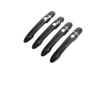 LOCKLGFMCZ Poignées de porte en fibre carbone imitation ou chromées, accessoires voiture, for Renault, Koleos, Samsung, QM5 et MK1 Poignée de porte extérieure(Wit)