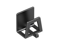 LOCKLGFMCZ Porte-éponge auto-adhésif en acier inoxydable for évier, étagère de rangement for cuisine, crochets muraux Hook Accessories(Elegant black)