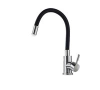 LOCKLGFMCZ Robinet d'évier de cuisine universel rotatif for double usage, eau chaude et froide, tube en silicone acier inoxydable 304 Robinet de cuisine(8)