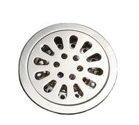 LOCKLGFMCZ Siphon de sol rond en acier inoxydable 304 9,5 cm, 40 tuyaux/50 tubes, anti-odeurs, simple/double usage, for machine à laver Drain de salle de bain(B)