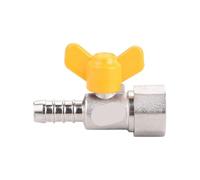 LOCKLGFMCZ Vanne à bille en cuivre 1/2 po for gaz naturel domestique, tête pagode, avec fil conducteur intérieur et extérieur siège de soupape Válvula de bola roscada.(C1-3-4,5 PCS_BRASS)