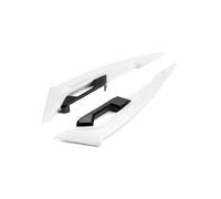 LOCKMEIHUA Aileron de Moto pour C&FMOTO 250SR 2 Pièces Ailerons De Moto Aileron Latéral Avant Ensemble d'ailes Aérodynamiques Vent Fixe Utilisé (White)