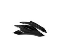 LOCKMEIHUA Aileron de Moto pour Q&ianjiang pour Sai 550S Modifié Aileron D'aile Fixe Compétitif en Fibre De Carbone Accessoires Latéraux (Silver)