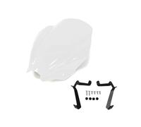 LOCKMEIHUA Pare-Brise de Moto pour S&UZUKI GSX-8S 2023 2024 Pare-Brise Déflecteur De Vent Bouclier Visière en Verre avec Support (Transparent)
