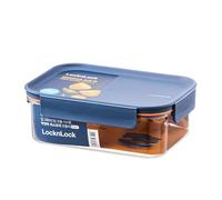 LocknLock Boîte de conservation en Tritan, sans BPA, avec couvercle en polypropylène, hermétique et empilable, idéale comme récipient de conservation, passe au micro-ondes, au congélateur et au