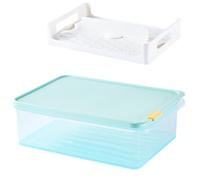 LocknLock Boîtes de Conservation avec Couvercle Hermétiques, Organisateur de Réfrigérateur Empilables, Boîtes de Réfrigérateur, Boîtes de Congélateur, Boîtes de Conservation Sans BPA pour la