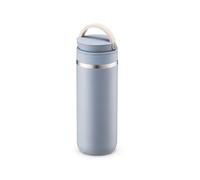 LocknLock Gourde en acier inoxydable, anti-fuite, sans BPA, chaude et 40 h, avec poignée, gobelet à café mobile avec couvercle, bleu, 475 ml