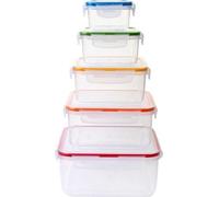 LocknLock Set de récipients alimentaires 5 pièces carrées
