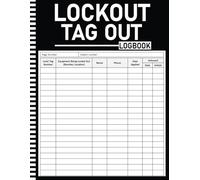Lockout Tag Out Log Book: Ensure Safety Compliance with this Lockout TagOut LogBook
