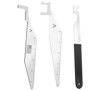 Lockpick, kit de crochetage de serrure, outil d'ouverture porte d'urgence en acier inoxydable, outil verrouillage portable multifonctionnel pour les pompiers, la police et les secouristes